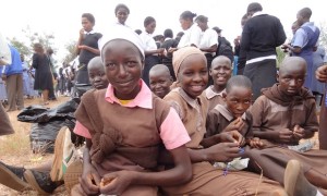 Photo: WASH United: Schoolgirls in Kenya on National Menstrual Hygiene Day