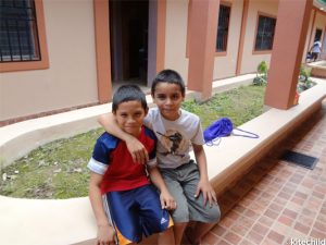 Some of the children living at the HHK Home in Honduras.