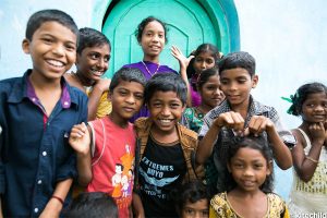 Children living at the LAMP Home in India, where we currently have a solar lighting project.