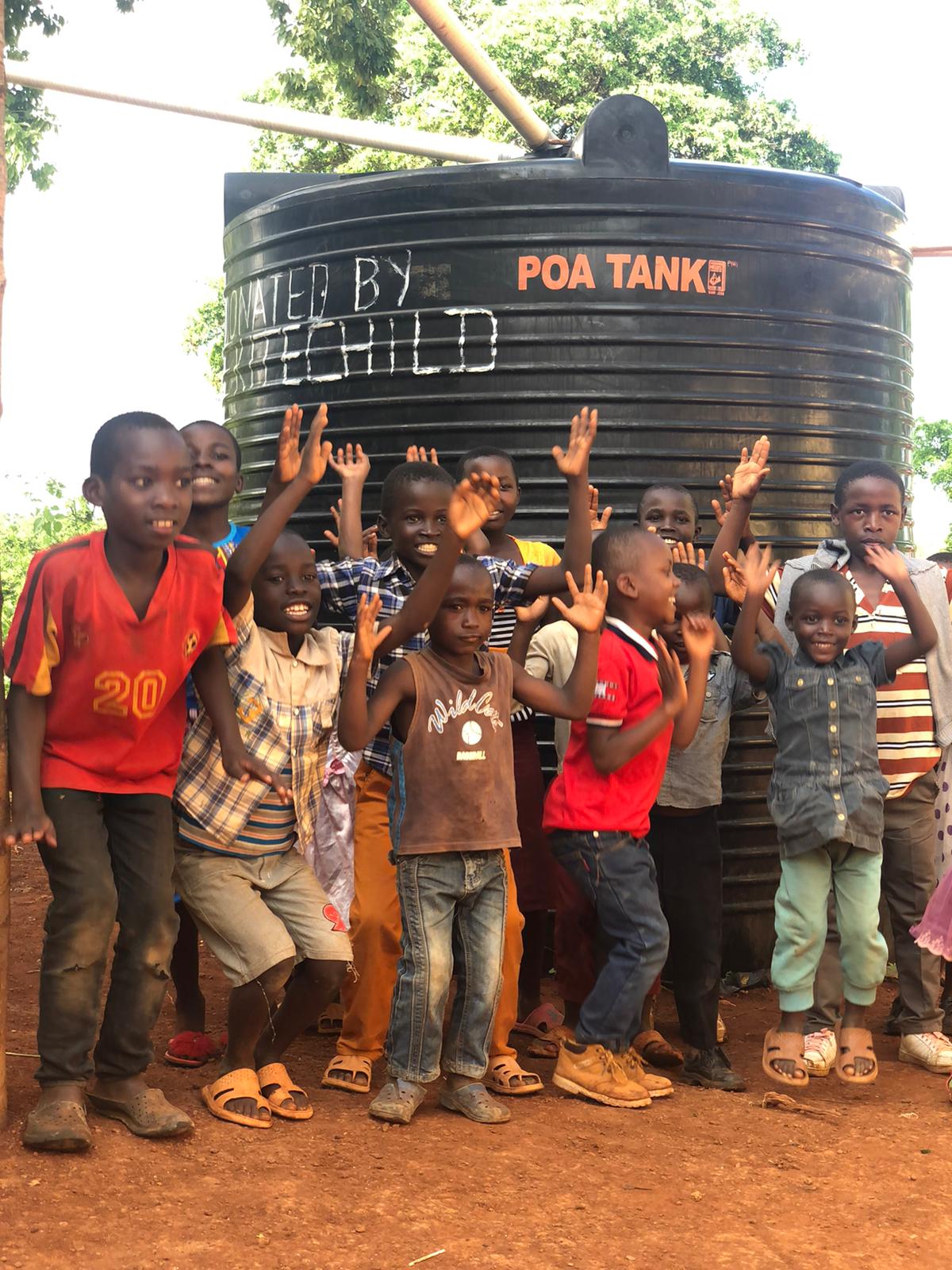 Water Harvesting at Itugururu Tumaini Family Centre